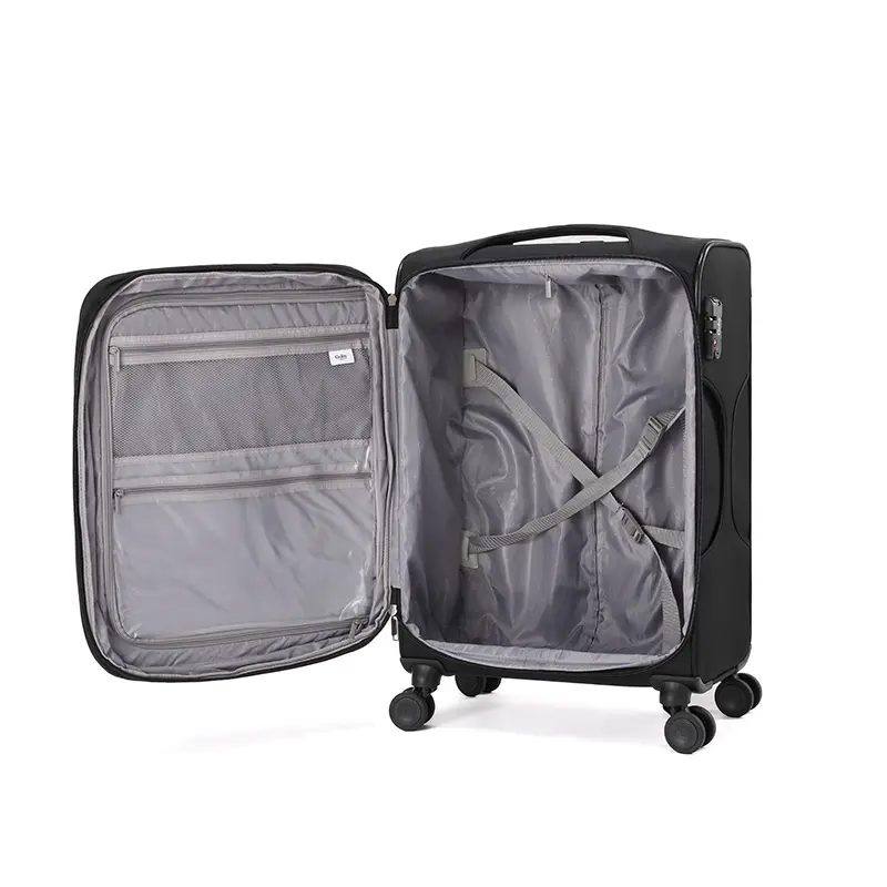 Goby London Fabric Travel Luggage Bag 10Kg Gray GB-3011 Product Inside