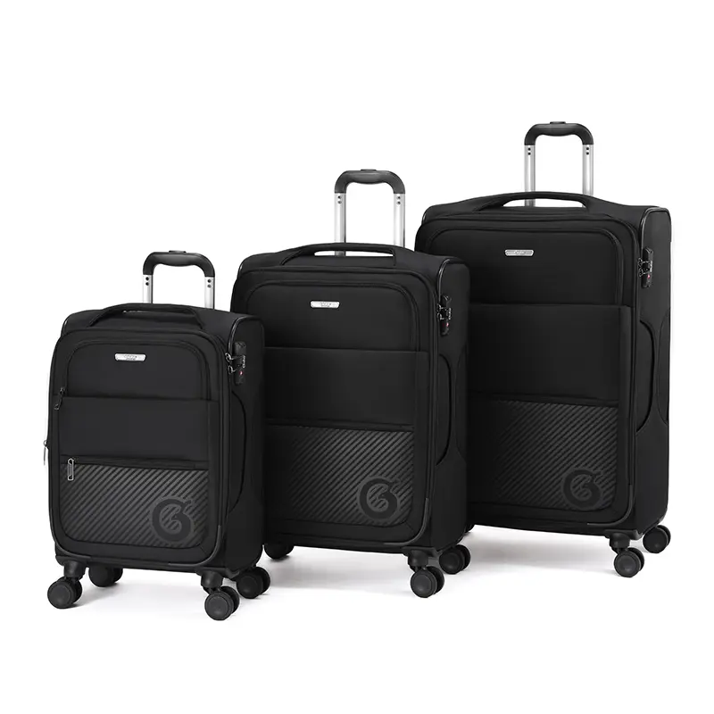 Goby London Fabric Travel Luggage Bag 10Kg Gray GB-3011 Sizes
