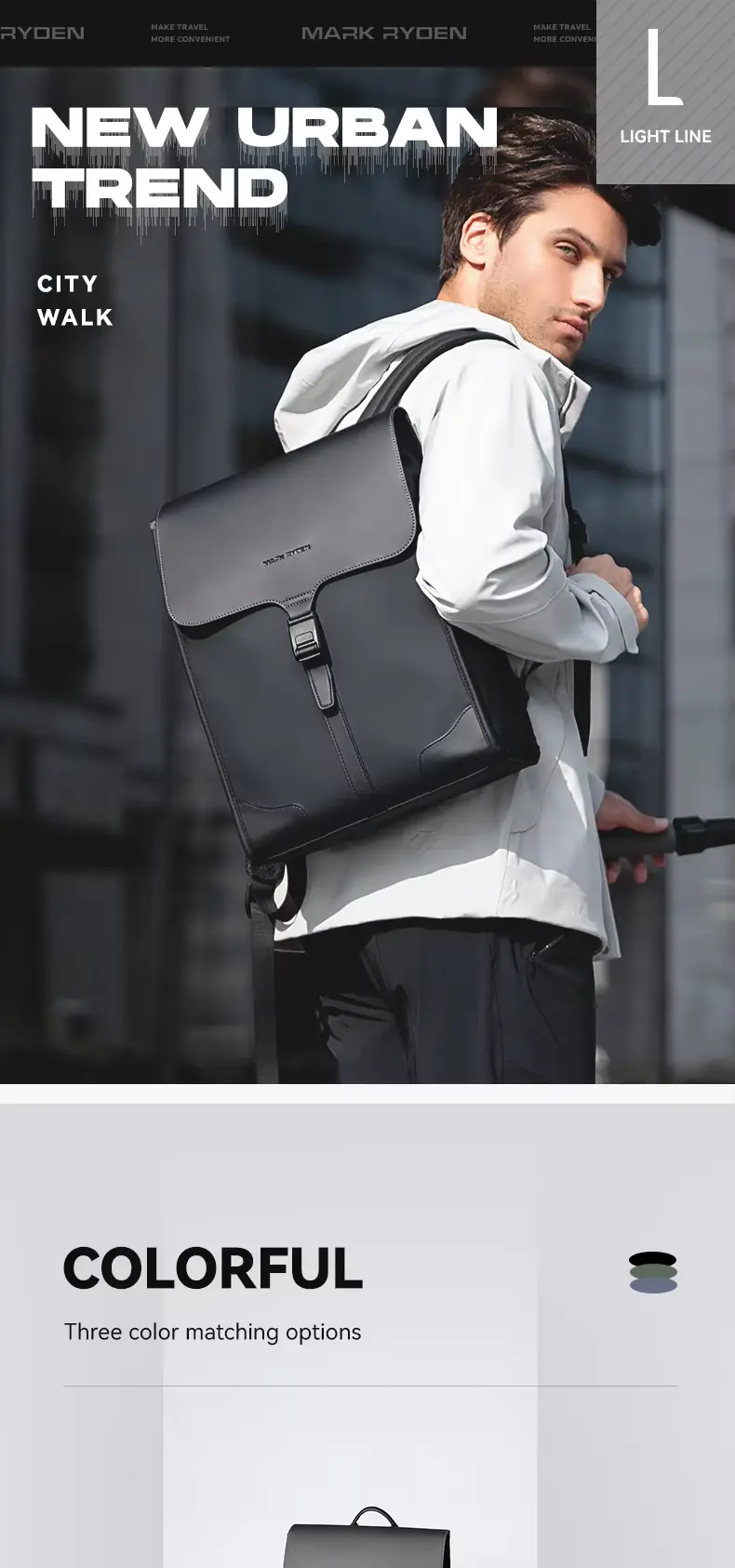 Mark Ryden Laptop Backpack Black MR1611 products information