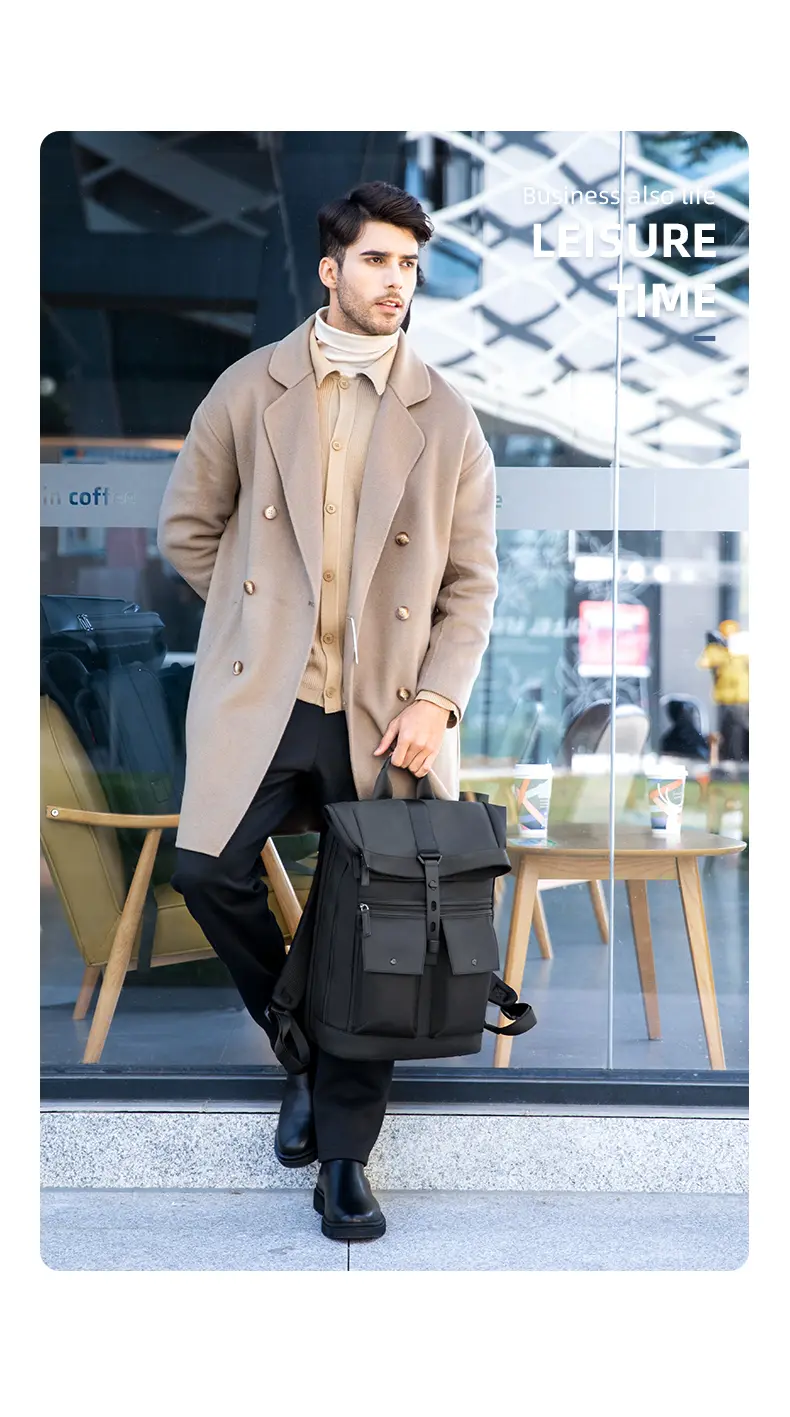 Mark Ryden Laptop Backpack Black MR1696 Leisure Time