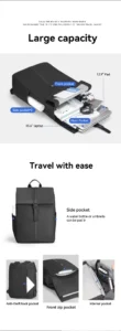 Mark Ryden Laptop Backpack Black MR2011 large capacity product information