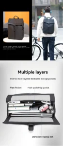 Mark Ryden Laptop Backpack Black MR2011 multiple layers product information