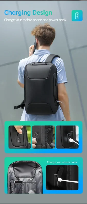 Mark Ryden laptop Backpack (Bag) Black MR9116 Charging Design