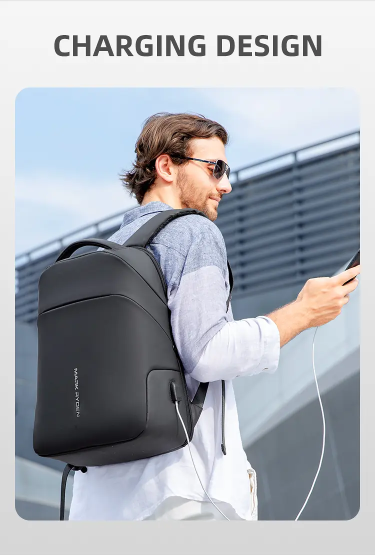 Mark Ryden laptop Backpack Black MR9068YY Charging Design