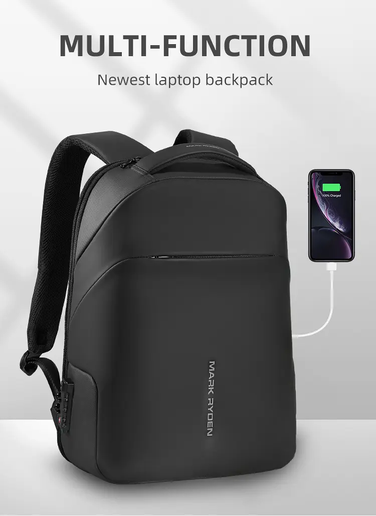 Mark Ryden laptop Backpack Black MR9068YY Multi Funciton