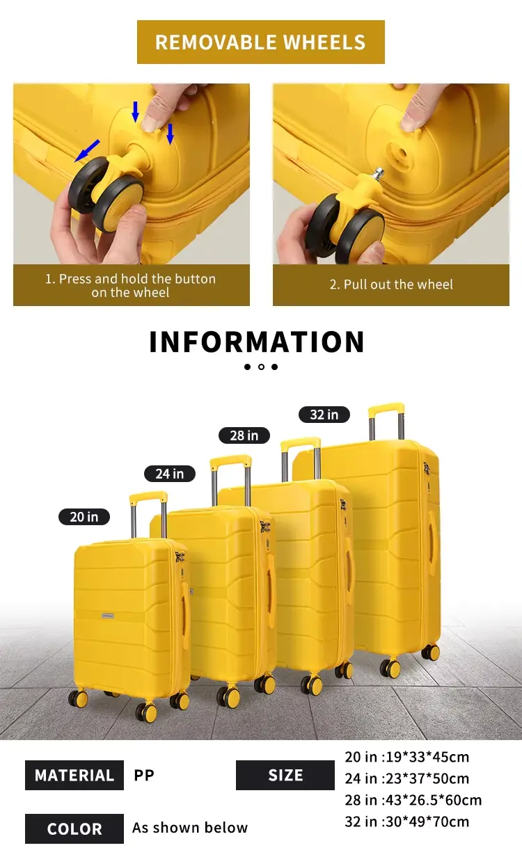 Polypropylene Best Travel Luggage Bag Black 7Kg Product Details