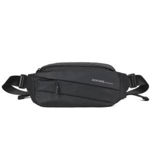 Aoking Chest Shoulder Crossbody Bag Black SY4006-5