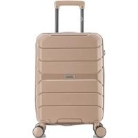 Polypropylene Travel Luggage Bag Beige 30Kg - 35Kg (Traveling luggage bags)
