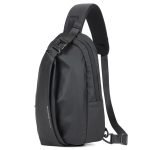 Aoking Chest Shoulder Crossbody Bag Black