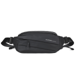Aoking Chest Shoulder Crossbody Bag Black SY4006-5